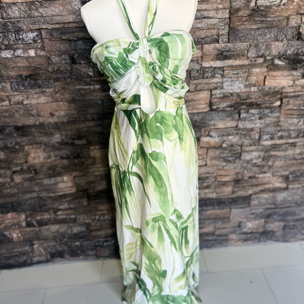 Fashion Nova Leafy Green Maxi Dress - Picture 6 of 12
